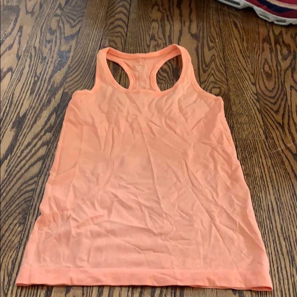 Orange lululemon top